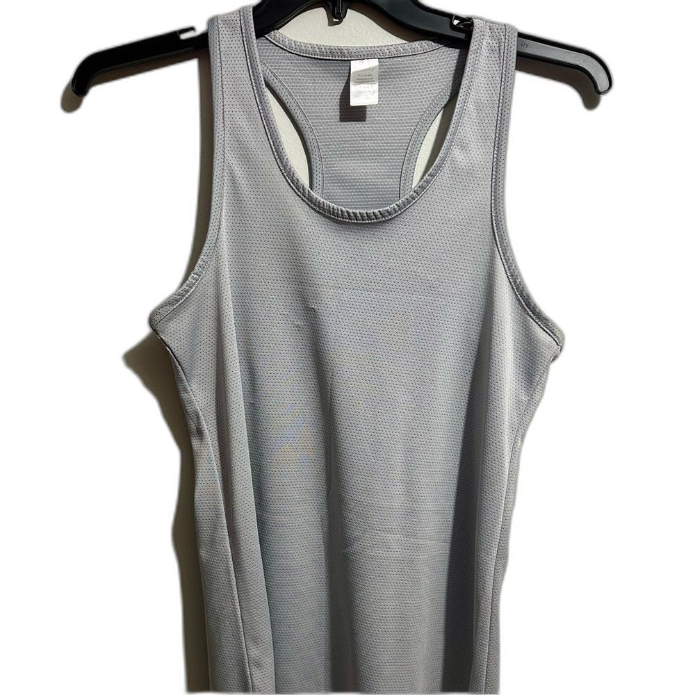 West Loop Gray Fitted Sleeveless Tank Top (252)